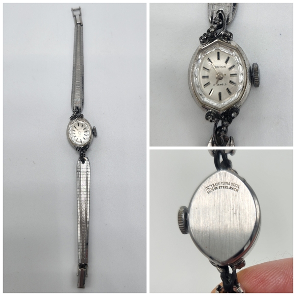 Vintage Croton 17 Jewels Platinum Gold Plated Watch - Picture 1 of 4